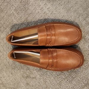 New in box Cole Haan grant canoe penny loafer in tan size 12 men's